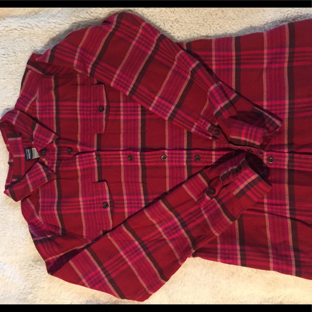 Patagonia Ladies Flannel Shirt size 10